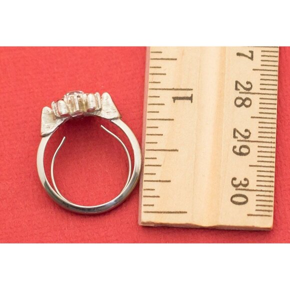 Art Deco Sapphire Avon Ring Size 7.5 F13 - Picture 4 of 4